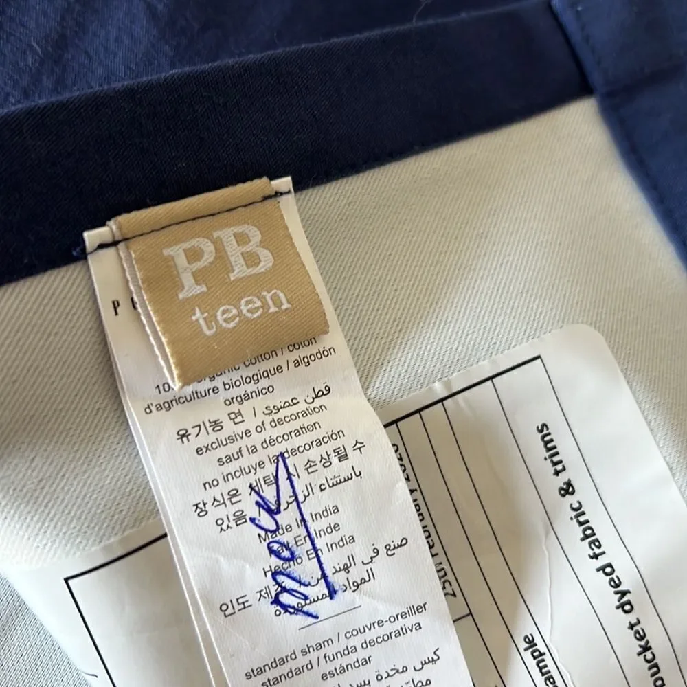 Pottery Barn Teen Twill Tape Track Drapes